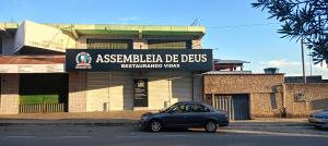 PLACA DE LOJA EM LONA      