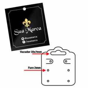 Tags Bijuteria couchê 250g 4,2x4,8 cm 4x1 verniz UV frente  