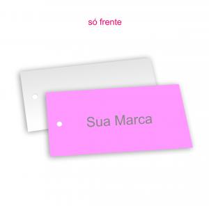 tags couchÊ 250g 9x5cm 4X0 verniz total frente corte reto 